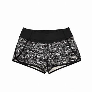 lululemon athletica Black and White Patterned Shorts